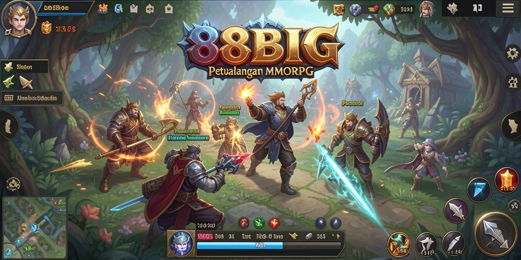 Gameplay seru dalam dunia fantasi 88BIG yang memukau.