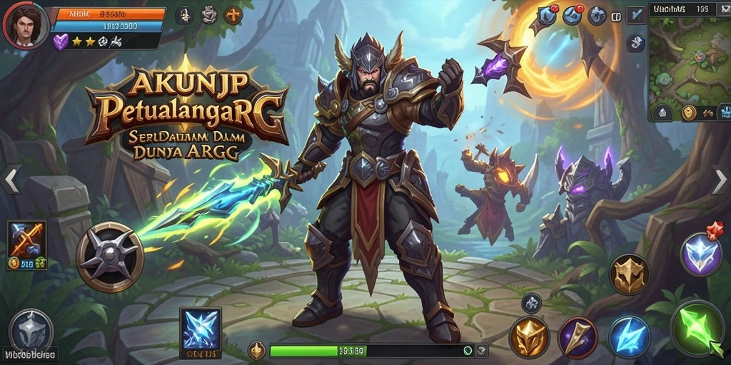 Tampilan screenshot menunjukkan aksi mendebarkan dalam game ARPG.