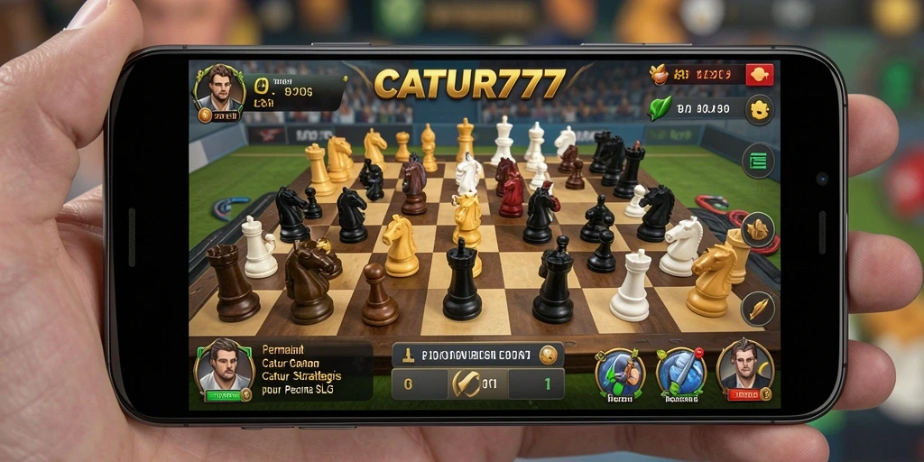 Tampilan gameplay yang menarik dalam CATUR777 dengan elemen strategi SLG.