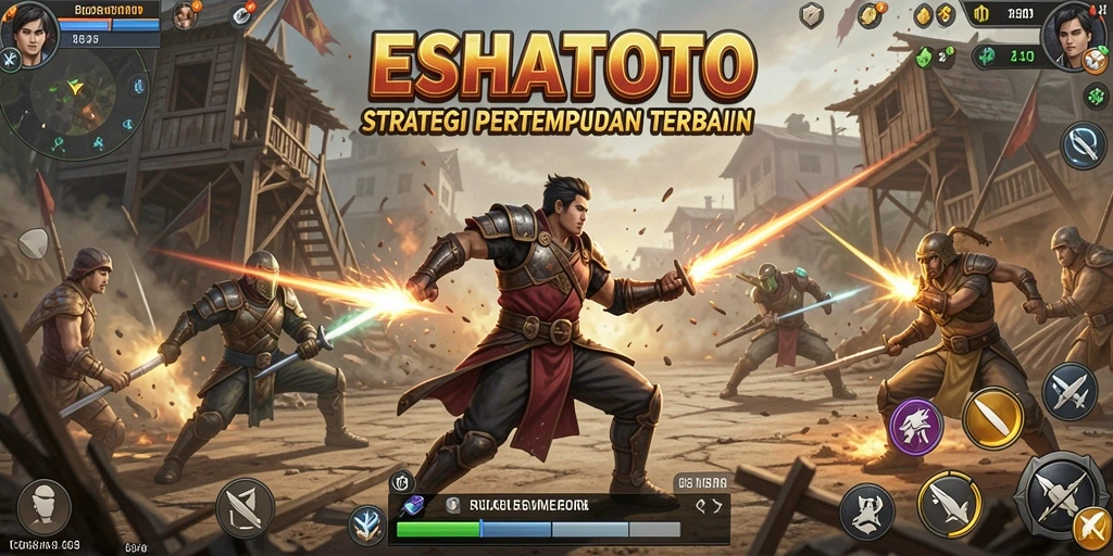 Tampilan gameplay ESHATOTO yang mendebarkan dan strategis.