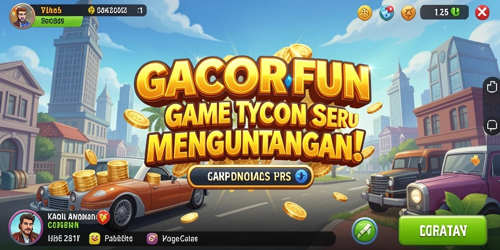 Tampilan gameplay GACORFUN yang menarik dan interaktif.