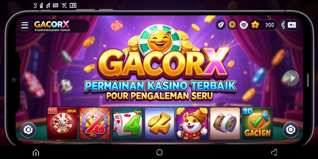 Gameplay seru GACORX dengan grafis menawan.