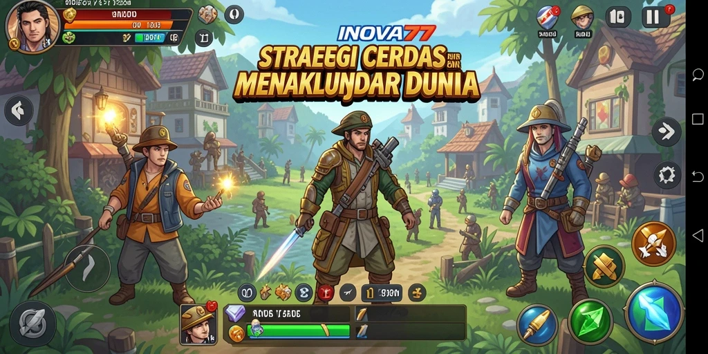 Tampilan gameplay <strong>INOVA77</strong> dengan strategi yang menegangkan.