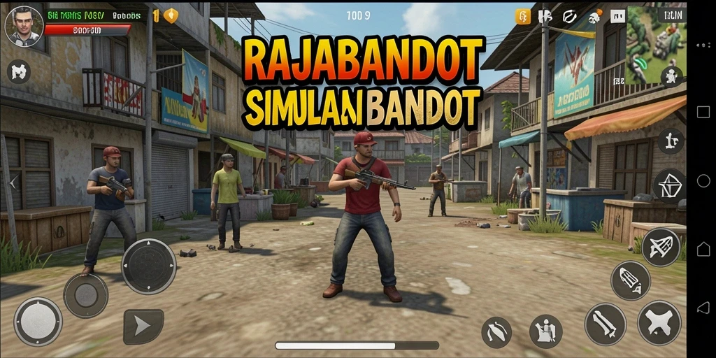 Tampilan gameplay interaktif dan menarik di RAJABANDOT.