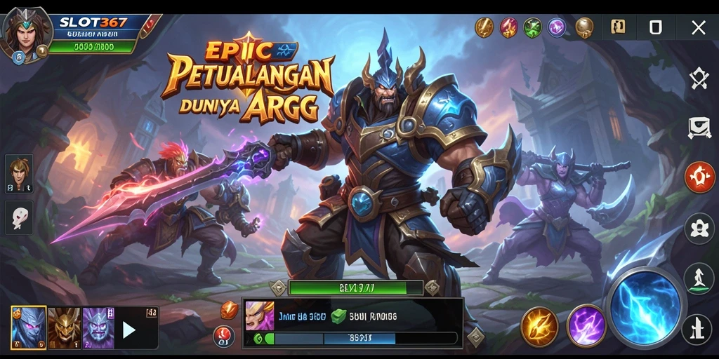 Tangkapan layar menunjukkan serangan menegangkan dalam permainan ARPG.
