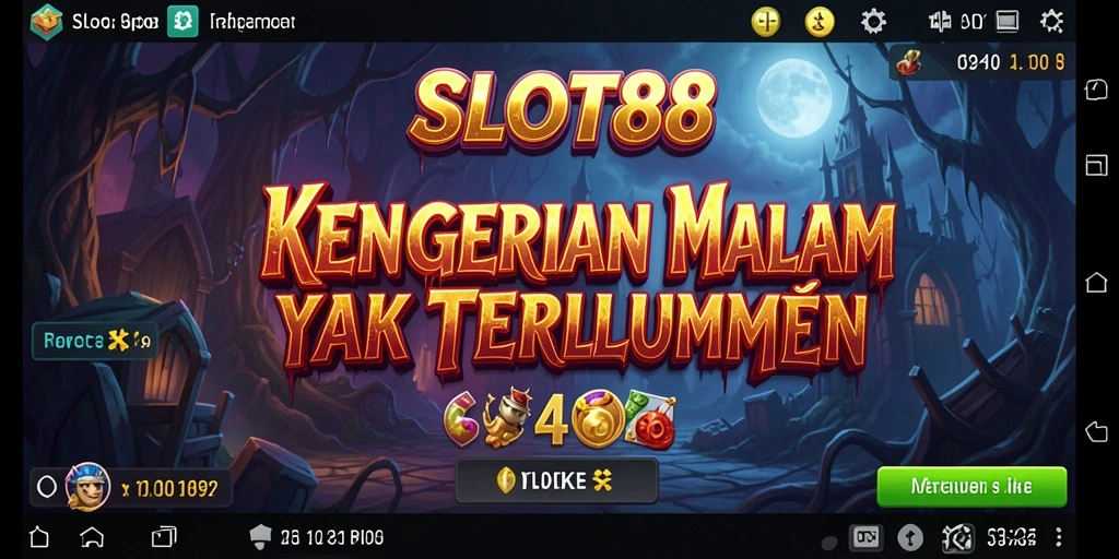 Screenshot menampilkan gameplay horor menegangkan di SLOT88.