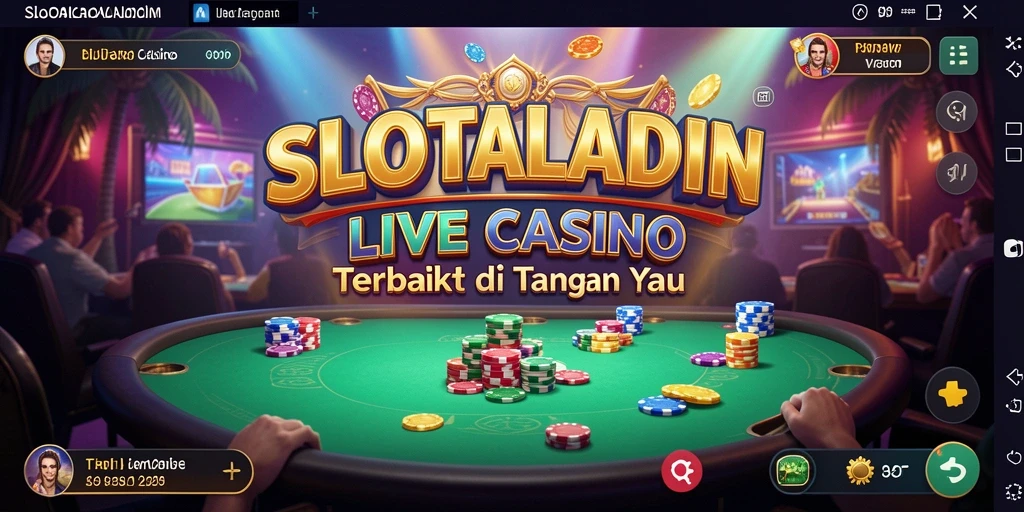 Tampilan gameplay Live Casino yang seru dan interaktif.